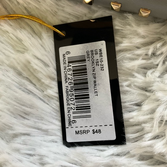 Light gray Bebe zip wallet - Picture 4 of 4